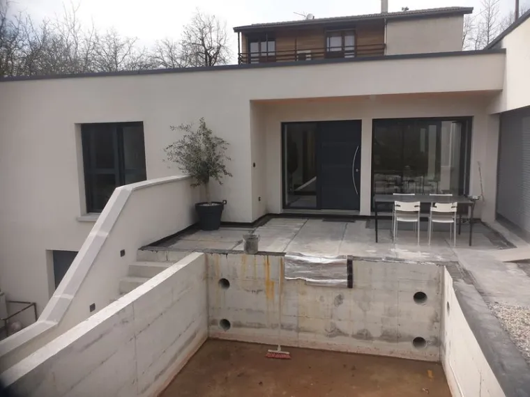 Terrassement piscine, Les Abrets, Electron TP