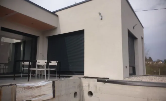 Terrassement de piscine, Les Abrets, Electron TP