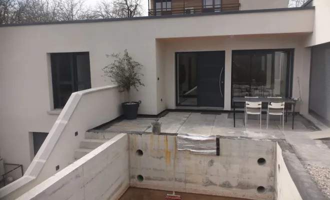 Terrassement de piscine, Les Abrets, Electron TP