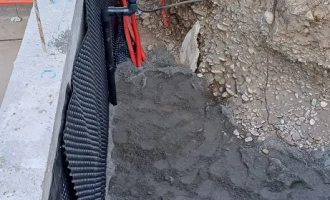 Pose des pièces à sceller et protection contre l'humidité